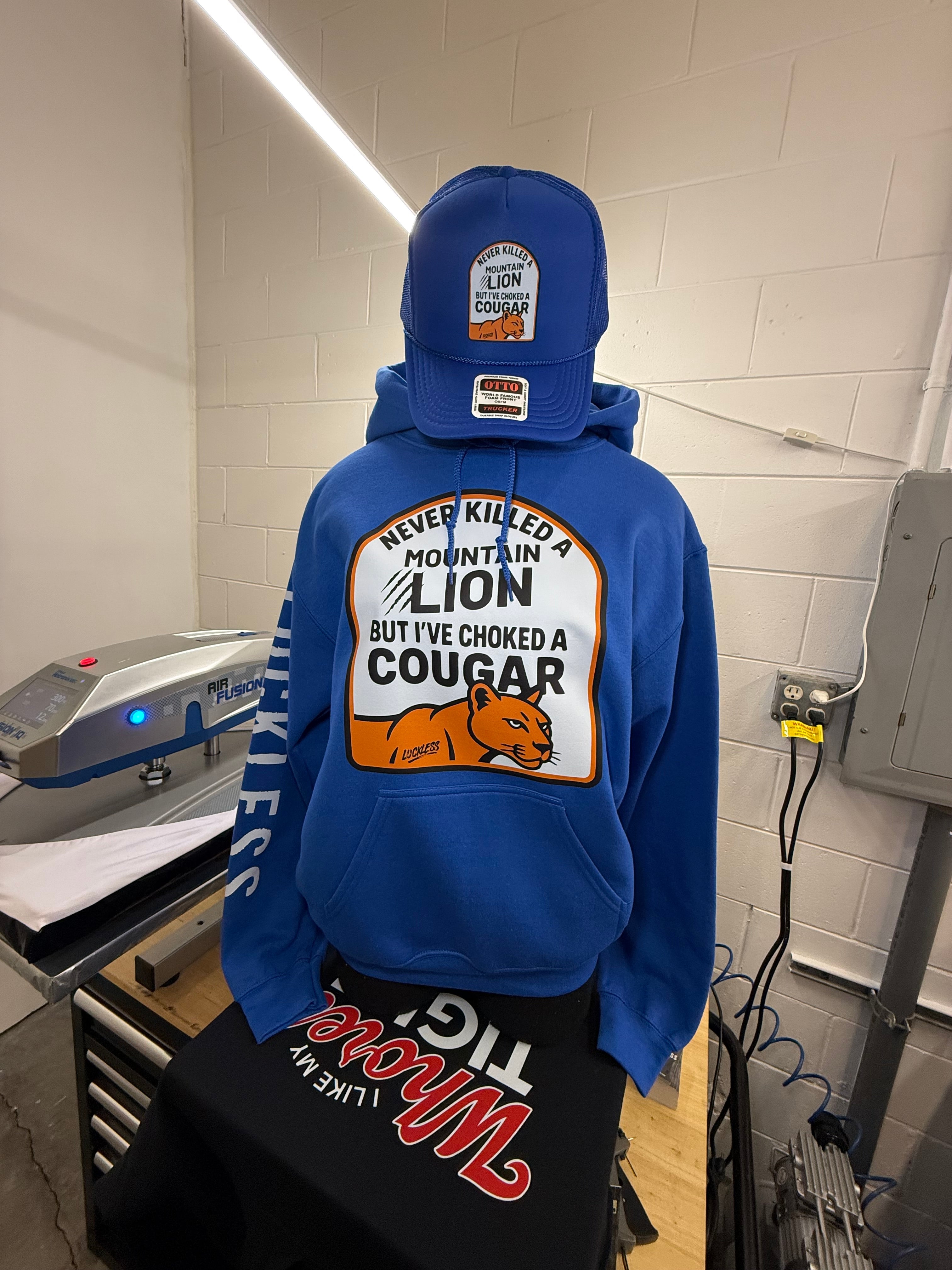 Choked a Cougar Hoodie