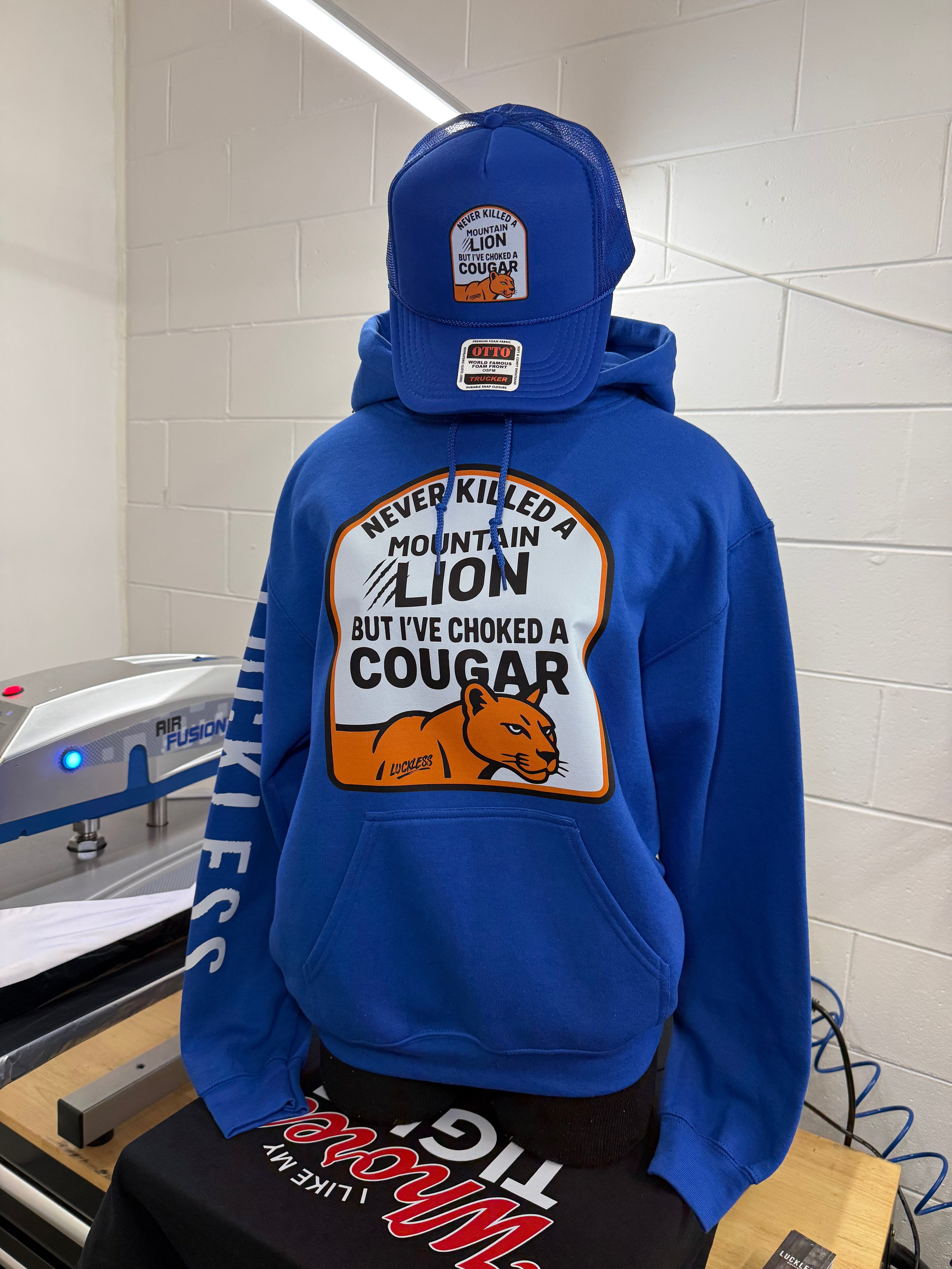 Choked a Cougar Hoodie